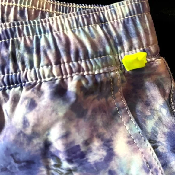 Psycho Bunny Men's Tie Dye Pattern Swim Trunks